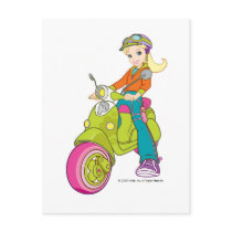 Polly Pocket Riding Her Moped postcards by pollypocket Polly Pocket Riding Her Moped postcards