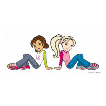 Polly Pocket Sitting with Friend posters