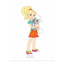 Polly Pocket's with Her Puppy posters