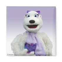 Polly Polar Bear Magnet magnets