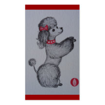 Polly the Poodle Business Card