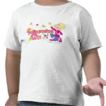 Polly with a Nice Flowers and Puppy T Shirts