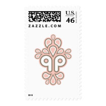 Polly's Precious Pink Logo postage