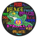 Pollywog with a Peace Sign stickers by Lil_Pollywog Pollywog with a Peace Sign stickers