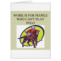 POLO beats work Greeting Cards