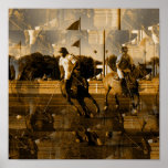 Polo Collage Poster Print
