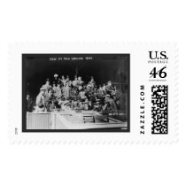 Polo Grounds Baseball Fans 1911 Stamp