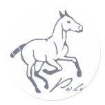 Polo Horse stickers