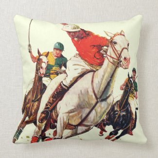 Polo Match Throw Pillows