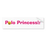 Polo Princess Bumper Sticker