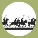 Polo Round Stickers