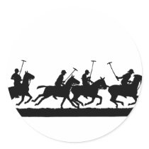 Polo Round Stickers