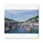 Polperro Harbor, Cornwall, England, U.K. Fridge Magnet