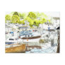 'Polperro Reflections' Postcard