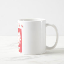 Polska Eagle Red Shield Coffee Mugs