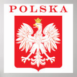 Polska Eagle Red Shield posters