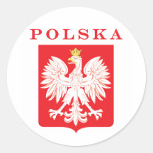 Polska Eagle Red Shield Sticker