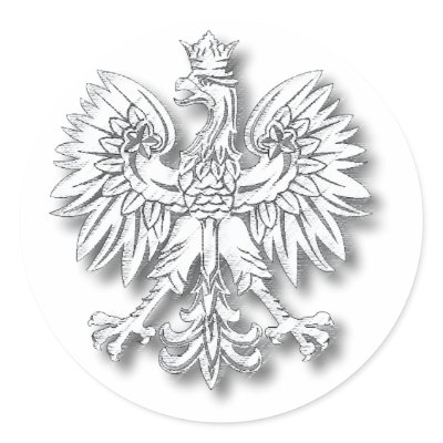 POLSKA-Orzel Round Stickers by wiesiek