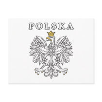 Polska With Polish Eagle Post Cards