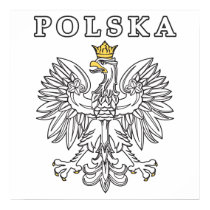 Polska With Polish Eagle posters