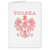Polska With Red Polish Eagle cards