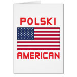 Polski American Flag cards