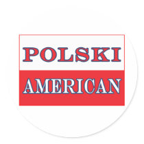 Polski American Flag stickers by PolishAmerican Polski American Flag stickers