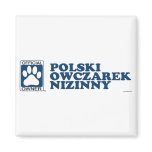 Polski Owczarek Nizinny Blue magnets