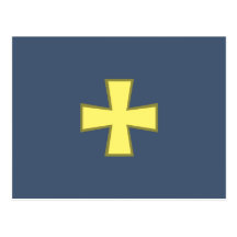 Poltava Oblast, Ukraine flag Postcards