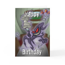 Poltergeist Birthday Card