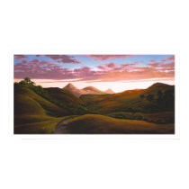 Poly Canyon at Dusk posters
