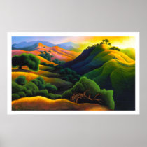 Poly Canyon Poster