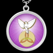 Poly dove necklaces