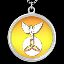 Poly Dove, yellow necklaces