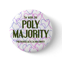 Poly Majority Button 2.25"