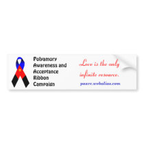 Polyamory Bumpersticker II by cardigan Polyamory Bumpersticker II
