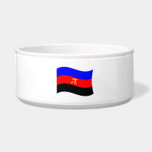 POLYAMORY FLAG WAVING PET BOWLS