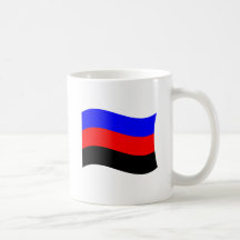POLYAMORY FLAG WAVING STRIPES COFFEE MUGS