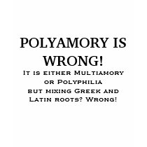 POLYAMORY IS WRONG! t-shirts by KiltInspector POLYAMORY IS WRONG! t-shirts