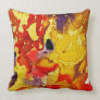 Polychromoptic #3 by Michael Moffa Throw Pillows