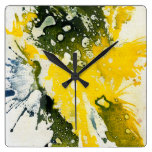 Polychromoptic #8 de Michael Moffa Reloj De Pared