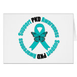 Polycystic Kidney Disease Awareness Butterfly Card