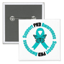 Polycystic Kidney Disease Awareness Butterfly Pins