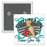 Polycystic Kidney Disease Fight Like A Girl Boxer buttons