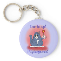 Polydactyls Rule! Key Chain