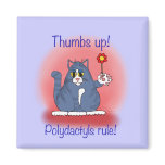 Polydactyls Rule! Refrigerator Magnets