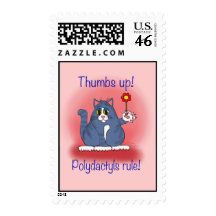 Polydactyls Rule! Postage