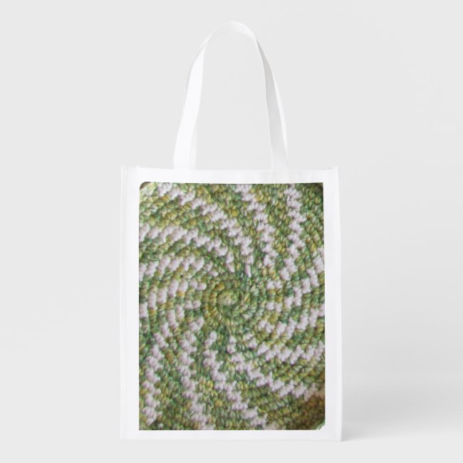 Polyester Bag - Spirals in Crochet