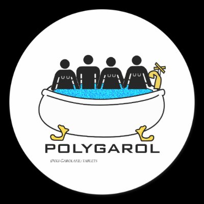 Polygarol Round Sticker by wdm_emm