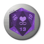 PolyGeek Magnet - Purple